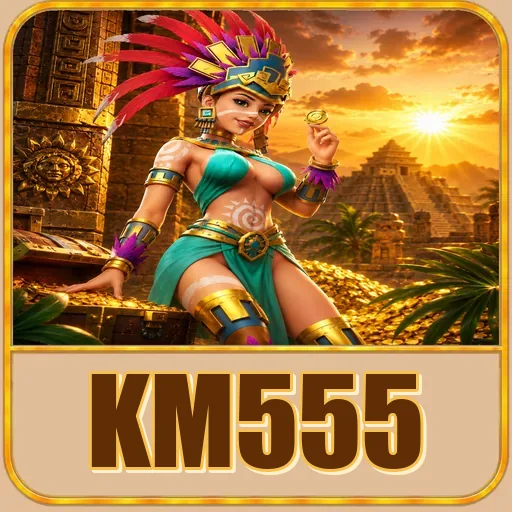 Beranda aplikasi km555 setelah terbuka
